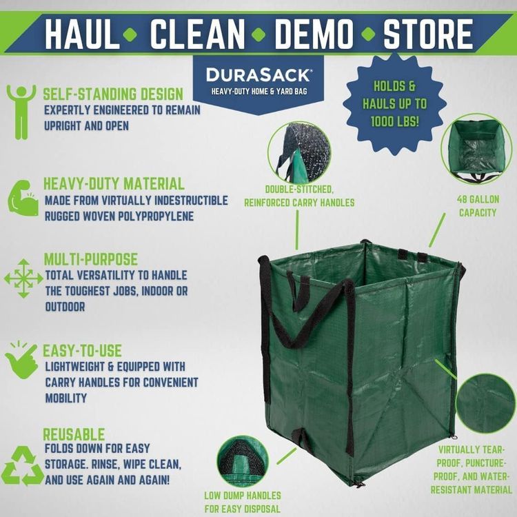 No. 10 - DURASACK Heavy Duty Home and Yard Waste Bag - 2