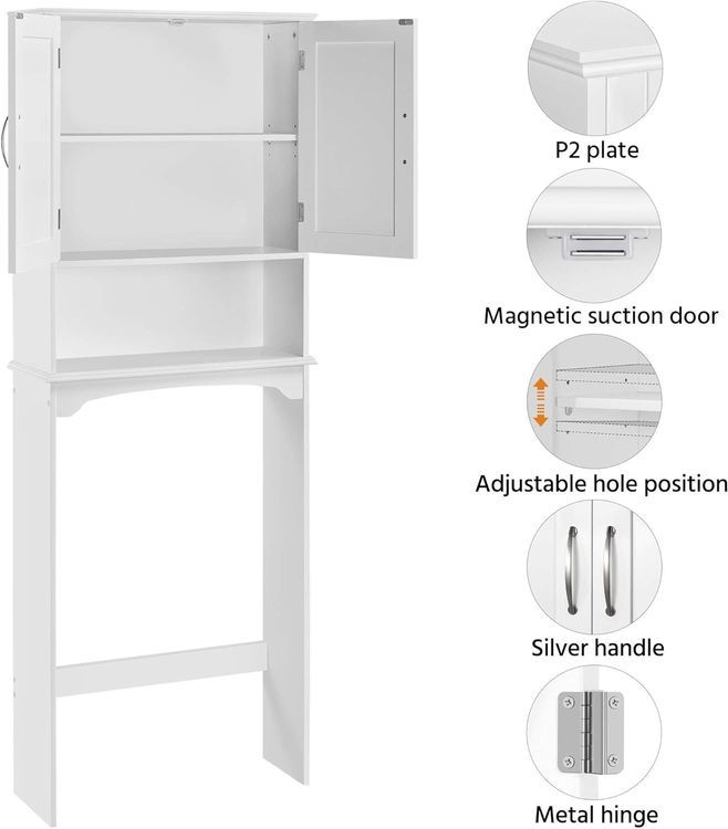 No. 8 - Yaheetech Over-the-Toilet Storage - 5