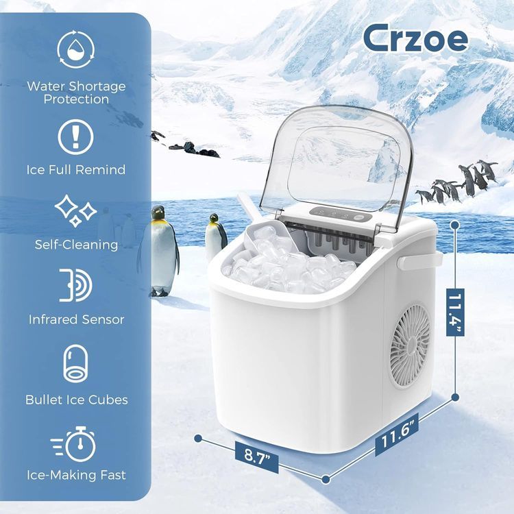 No. 10 - Crzoe Countertop Ice Maker - 2