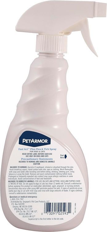 No. 7 - PetArmor Fastact Plus Flea and Tick Prevention Spray - 2