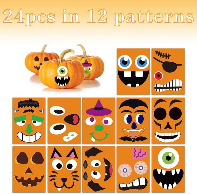 No. 2 - Pumpkin Decorating Stickers - 2