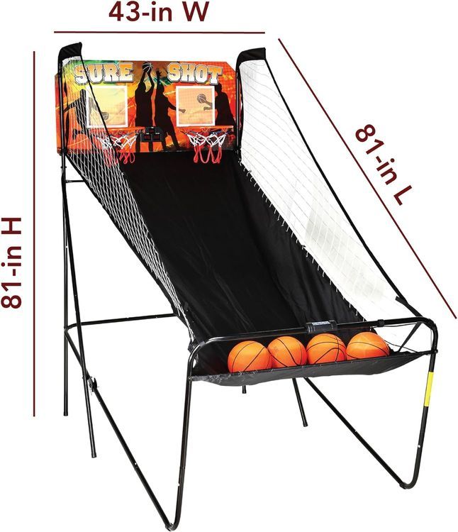 No. 5 - Sure Shot Dual Electronic Basketball Arcade Game - 3