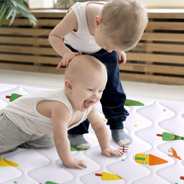 No. 9 - Premium Foam Baby Play Mat 50" X 50" - 5