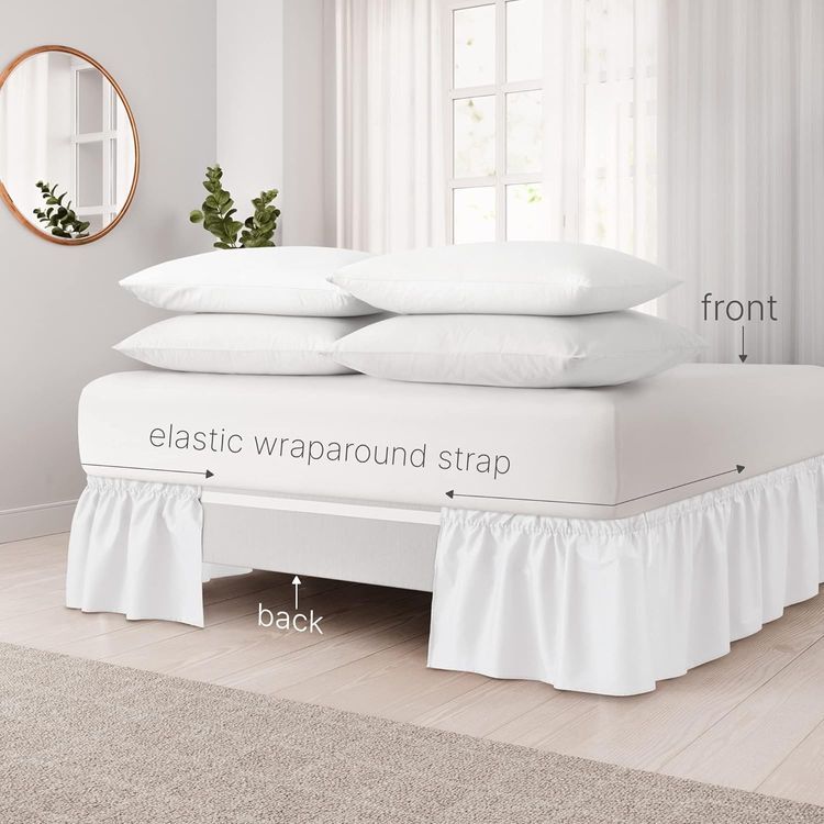 No. 5 - CGK Unlimited Wrap Around Dust Ruffle Bed Skirt - 3