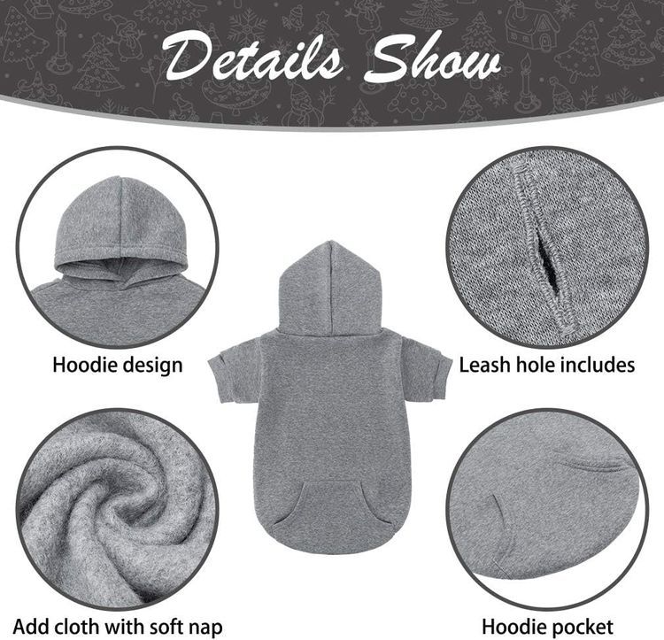 No. 2 - Basic Dog Hoodie - 3