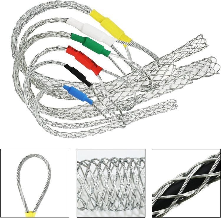 No. 4 - CABLELAYING 4-6MM Cable Pulling Socks Mesh Cable Puller Socks Net Cable Wire Pulling Socks - 4