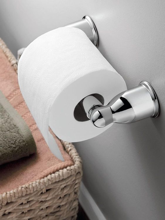 No. 4 - Moen YB8099CH Mason Toilet Paper Roller - 3