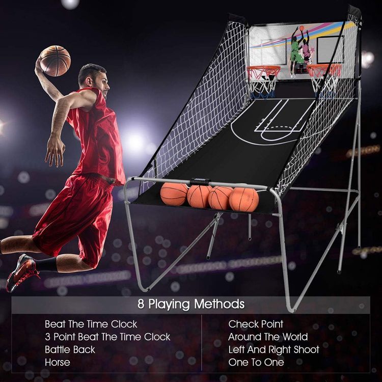 No. 4 - Giantex Foldable Basketball Arcade Game - 3