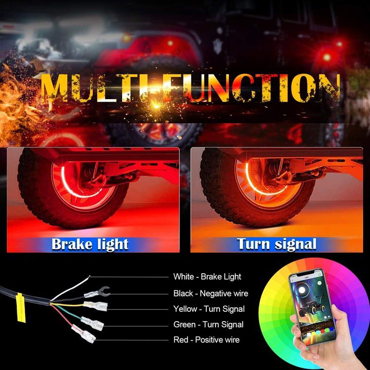 No. 5 - AddSafety LED Wheel Ring Lights - 5