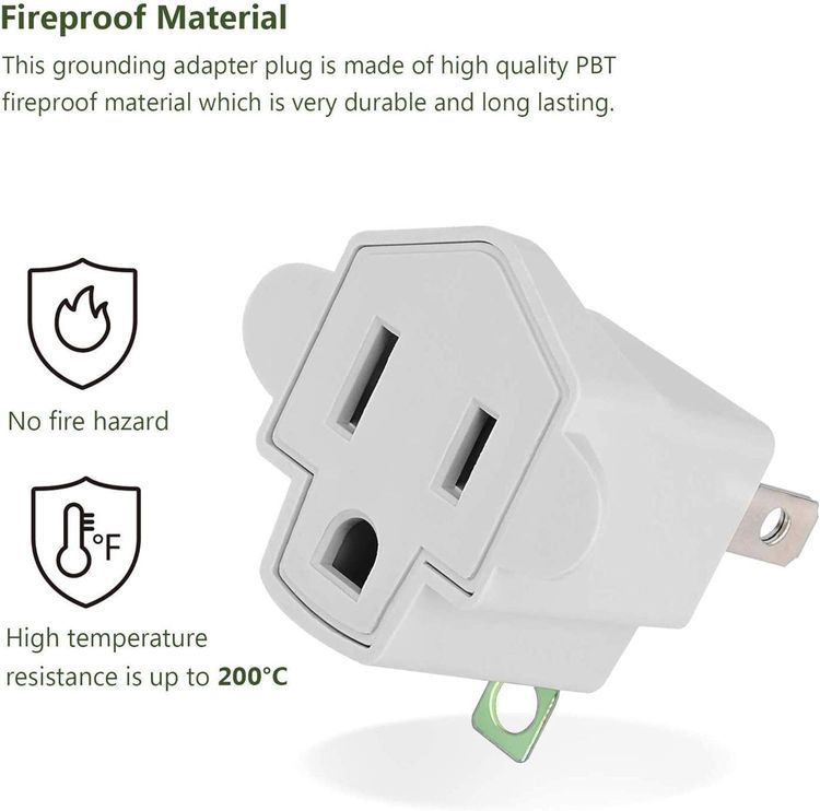 No. 8 - JACKYLED Grounding Outlet Adapter - 4