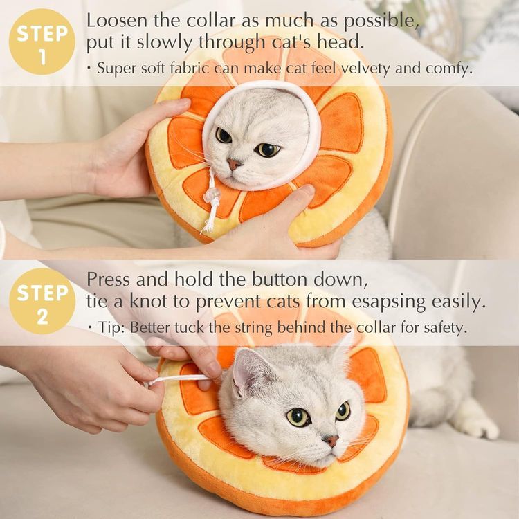 No. 1 - ANWA Adjustable Cat Cone Collar Soft - 5