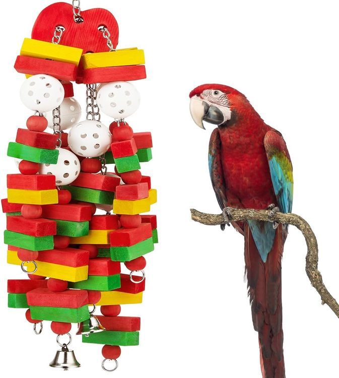 No. 10 - MEWTOGO Large Bird Parrot Toys - 1