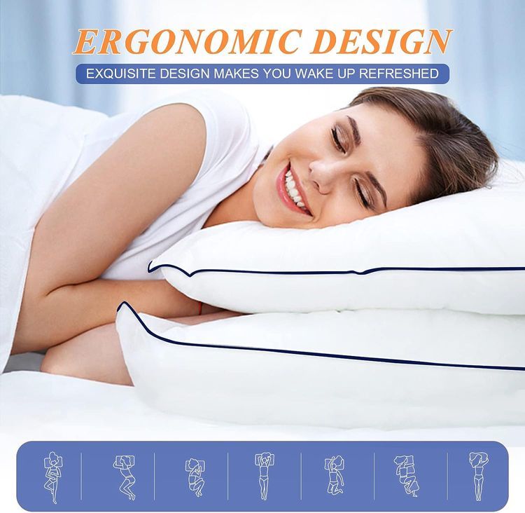 No. 2 - MZOIMZO Bed Pillows - 4