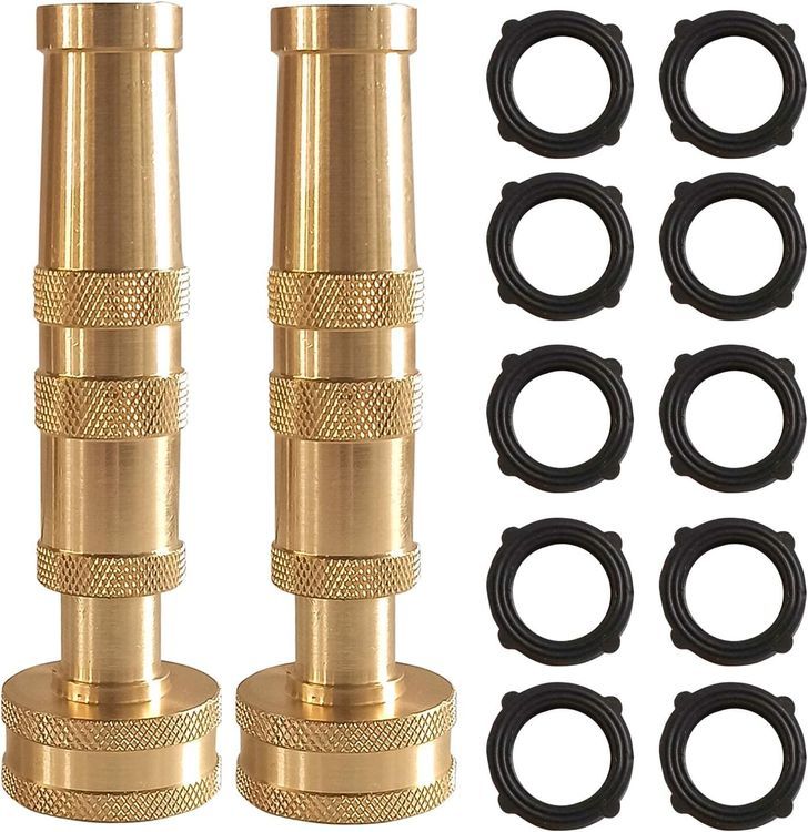 No. 8 - Hourleey Brass Hose Nozzle - 1