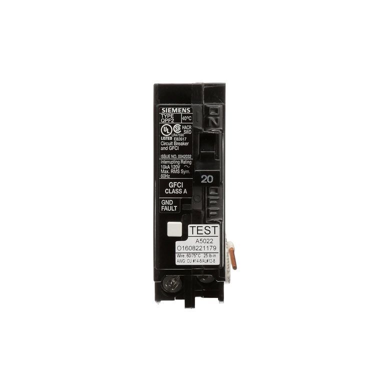 No. 2 - Siemens QF120A Ground Fault Circuit Interrupter - 2