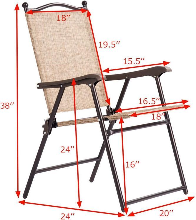 No. 1 - Giantex Sling Chairs - 5