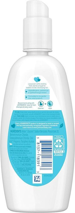 No. 3 - Johnson's Baby Clean & Fresh Tear-Free Kids' Hair Conditioning Spray - 3