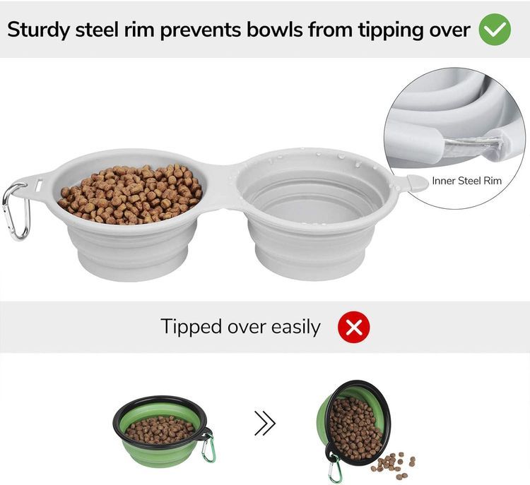 No. 6 - LumoLeaf Travel Cat Bowls - 5