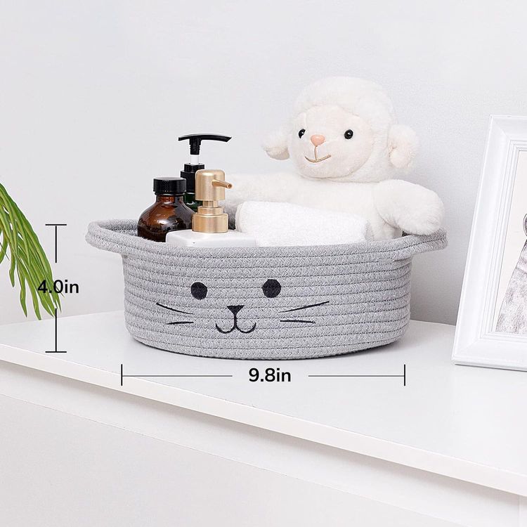 No. 8 - HiChen Small Woven Rope Storage Basket - 3