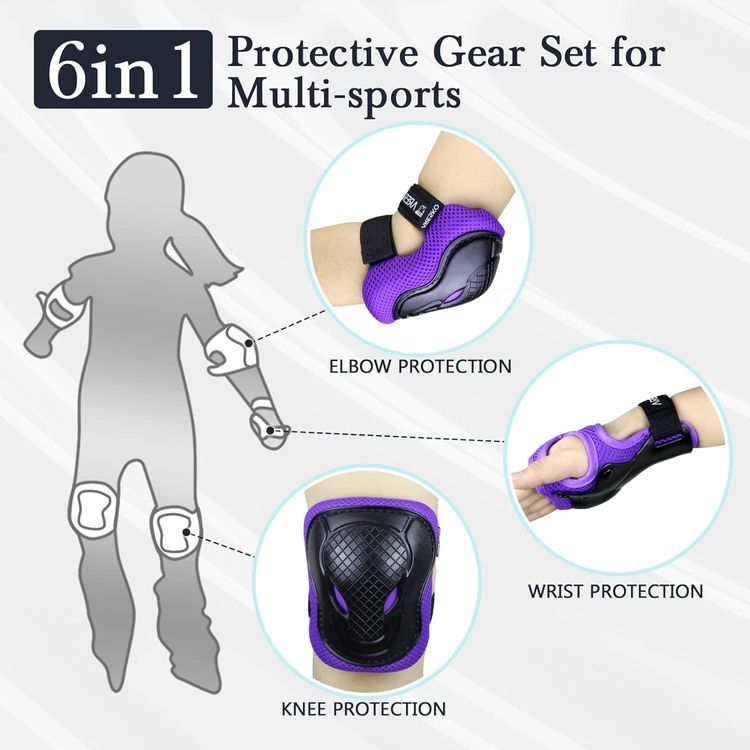 No. 8 - AresKo Kids/Youth Protective Gear Set - 5