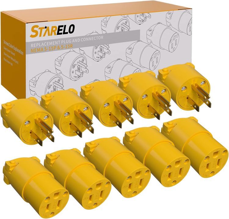 No. 6 - STARELO Electrical Replacement Plug & Connector Set - 1