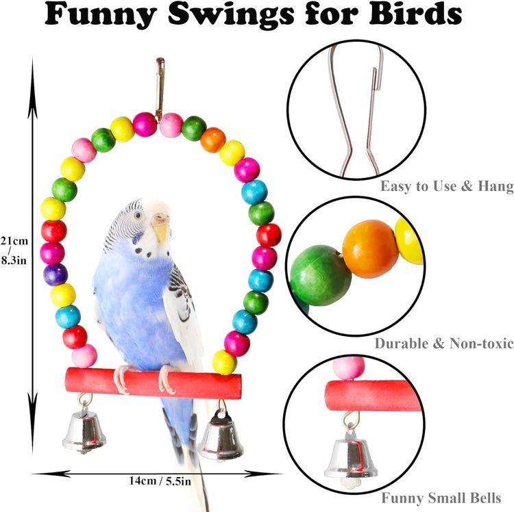 No. 2 - ESRISE Bird Swing Toy - 2