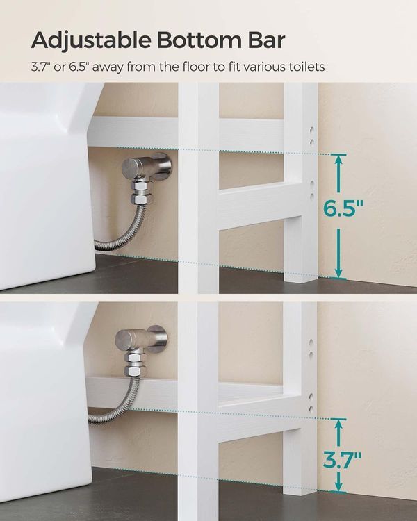 No. 5 - SONGMICS Over-the-Toilet Storage - 5