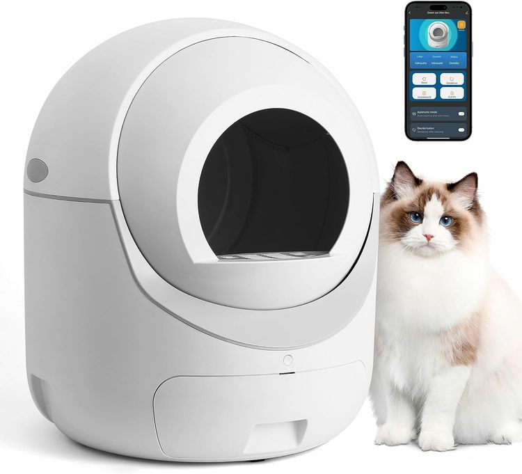 No. 4 - MEEGEEM Self-Cleaning Cat Litter Box - 1