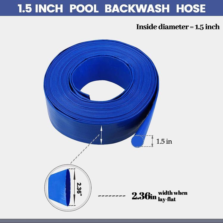 No. 2 - Eastrans 1 1/2 IN x 100 FT Pool Backwash Hose - 3