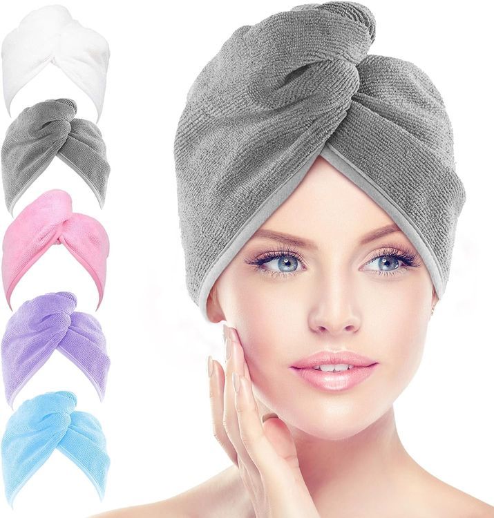 No. 10 - AIDEA Microfiber Hair Towel Wrap - 1