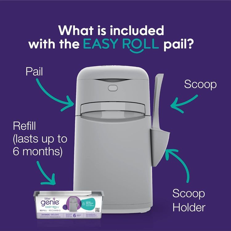 No. 2 - Litter Genie Easy Roll Pail - 2