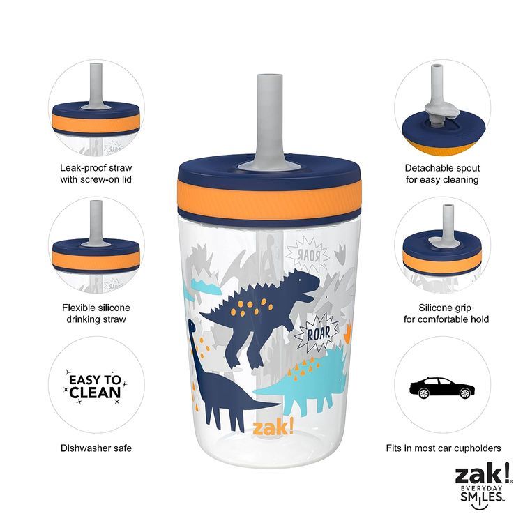 No. 3 - Zak Designs Kelso Toddler Cups - 3