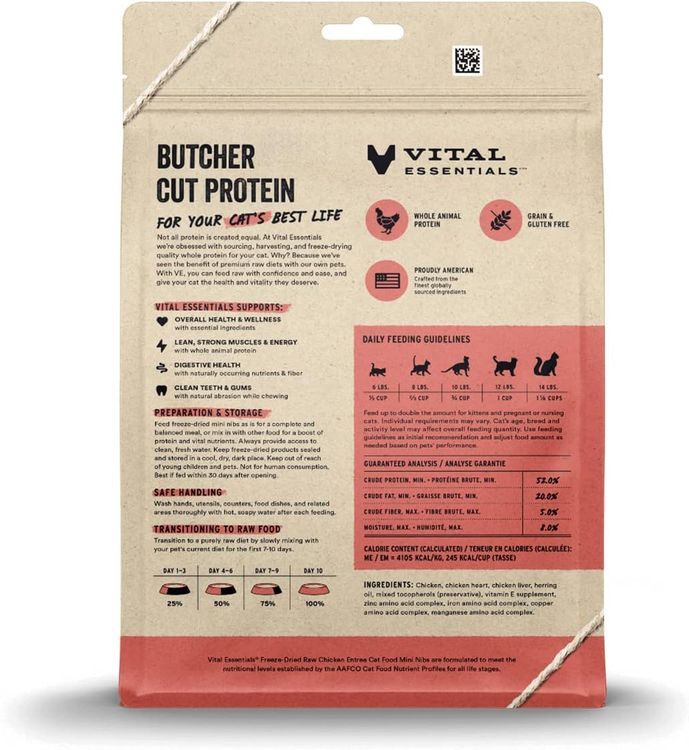 No. 9 - Vital Essentials Freeze Dried Raw Cat Food - 2