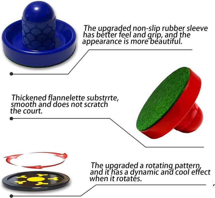 No. 8 - Joovon Air Hockey Pushers and Pucks - 2