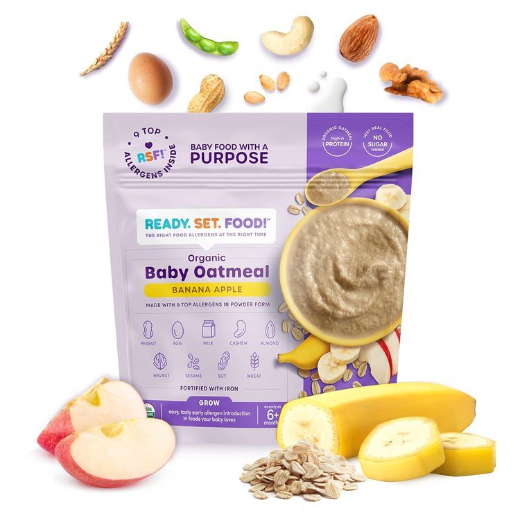 No. 1 - Ready, Set, Food! Organic Baby Oatmeal Cereal - 1