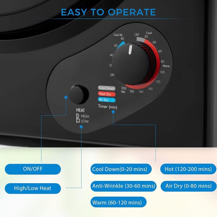 No. 4 - Merax Sentern Portable Clothes Dryer - 3