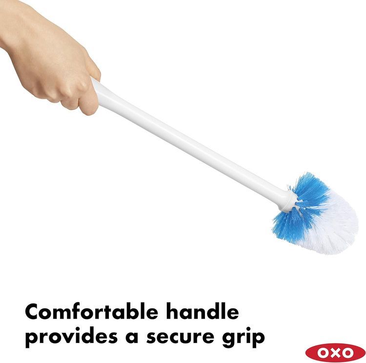 No. 9 - OXO Good Grips Compact Toilet Brush & Canister - 5