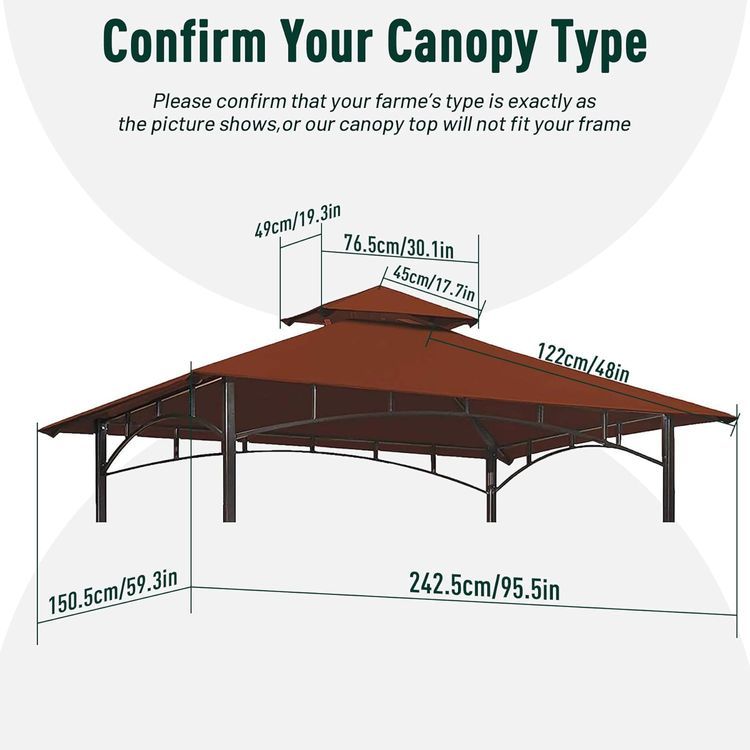 No. 9 - Grill Gazebo Replacement Canopy Roof - 2