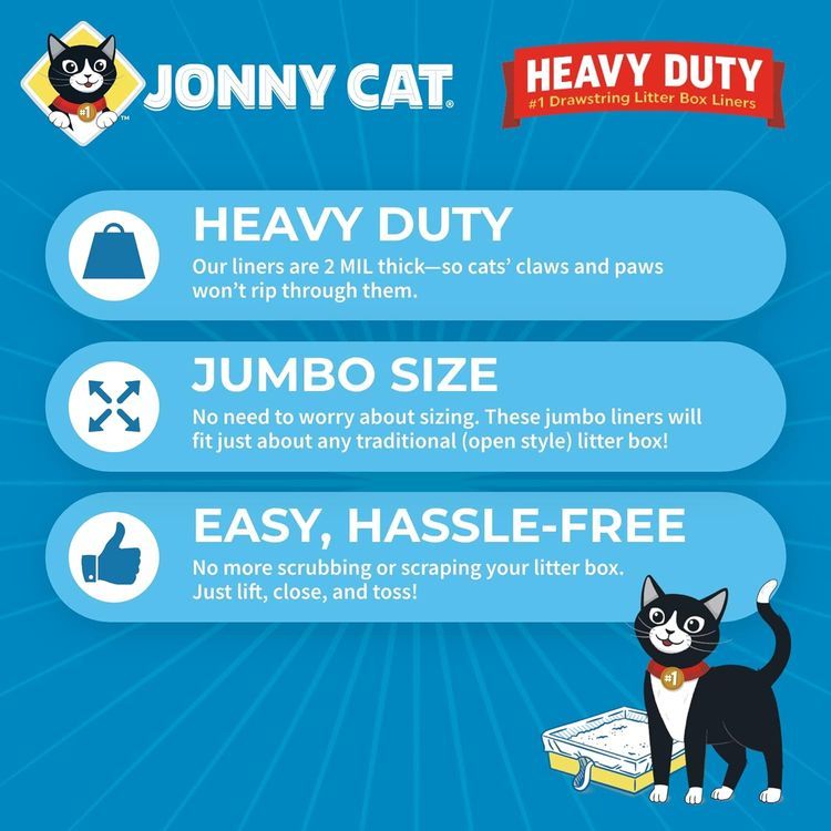 No. 2 - Jonny Cat Litter Box Liners - 3