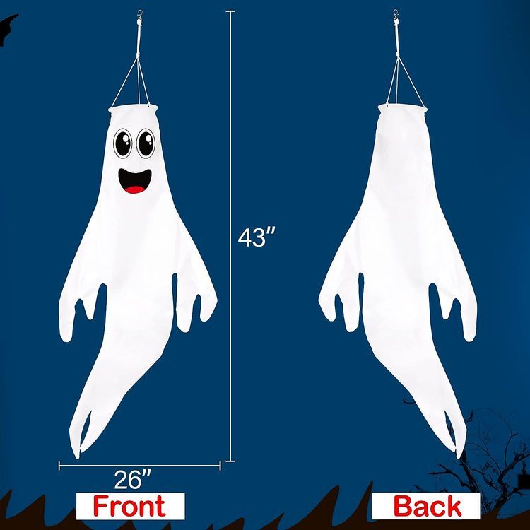 No. 2 - Halloween Ghost Windsocks - 4