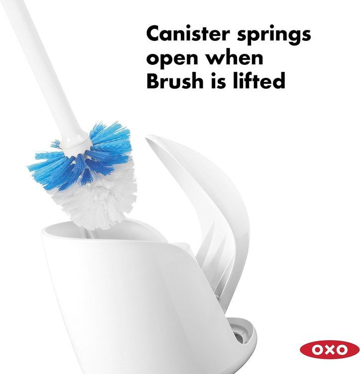 No. 9 - OXO Good Grips Compact Toilet Brush & Canister - 4