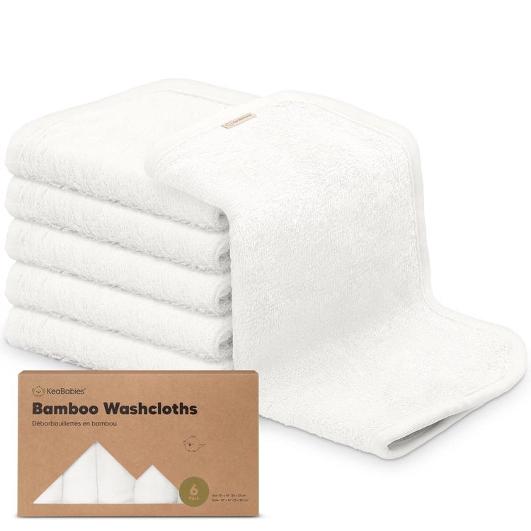 No. 8 - KeaBabies Organic Baby Washcloths - 1