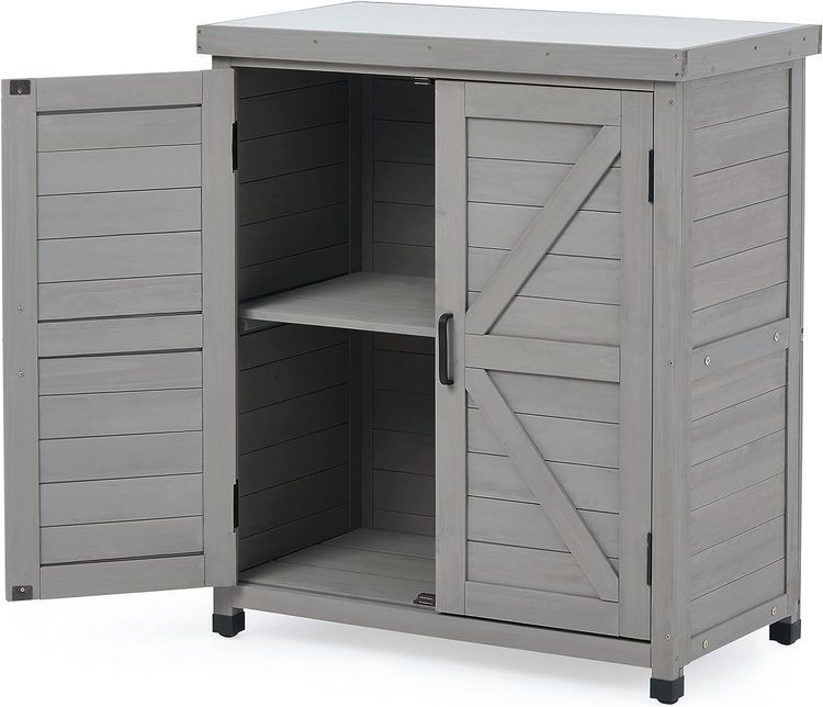 No. 7 - Outdoor Storage Cabinet & Potting Bench Table - 1