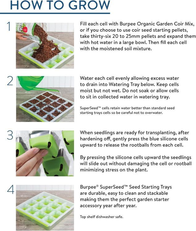 No. 2 - Burpee SuperSeed Seed Starting Tray - 5