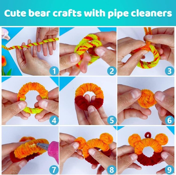 No. 1 - 200pcs Pipe Cleaners for Crafts - 4