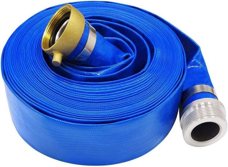 No. 7 - Eastrans 2" x 100ft Blue PVC Backwash Hose - 1