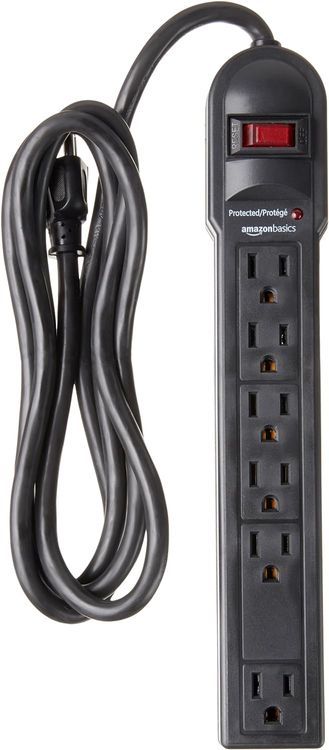 No. 4 - Amazon Basics Surge Protector Power Strip - 1