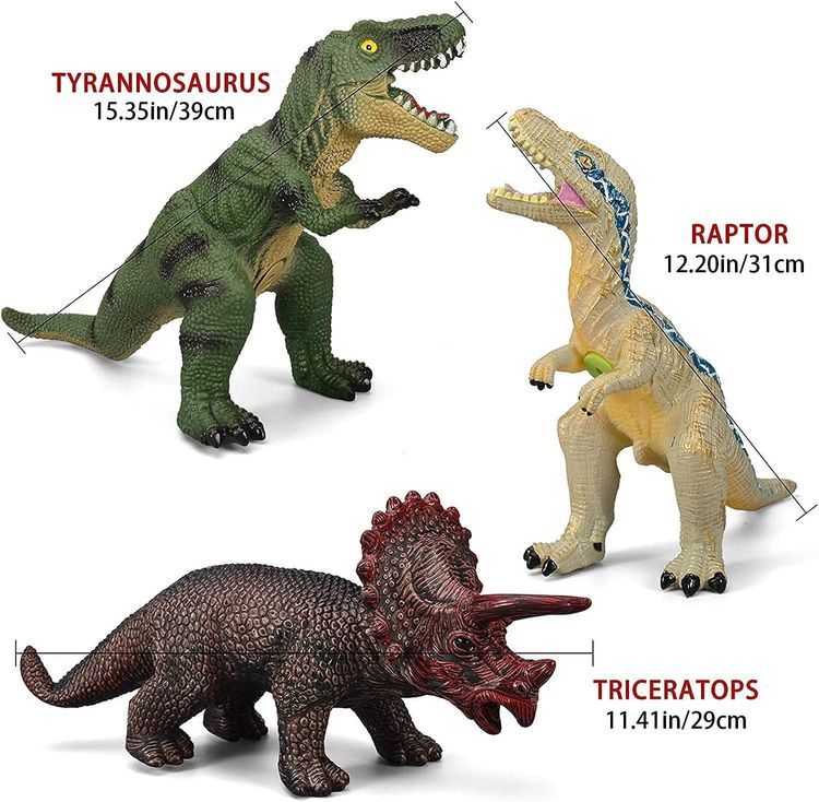 No. 3 - Gzsbaby 6 Pcs Jumbo Dinosaur Set - 3