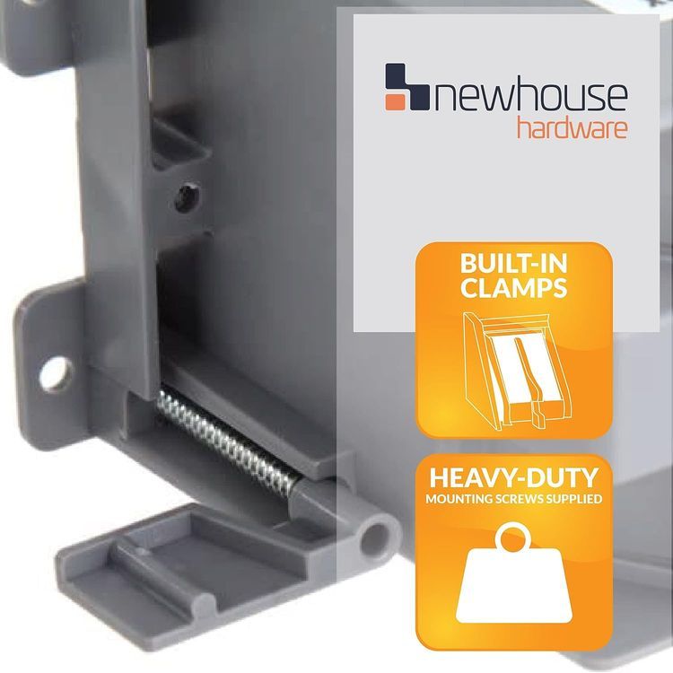 No. 3 - Newhouse Hardware 1-Gang PVC Old Work Electrical Outlet Box - 4