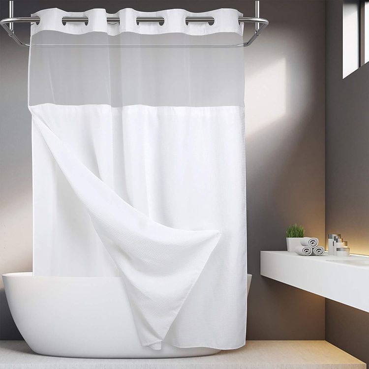 No. 8 - River Dream Waffle Weave Shower Curtain - 1